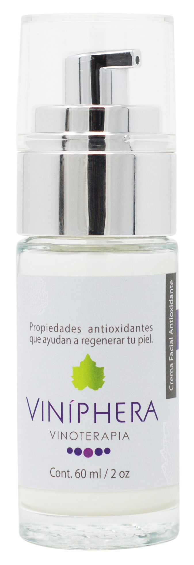 Crema facial antioxidante con SFP50 de vinoterapia 40ml/1.35oz