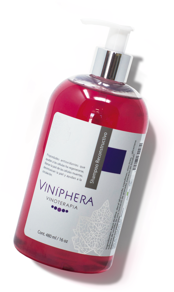 Shampoo Reconstructivo De Vino 480 ml/16oz