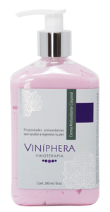Crema Hidratante Con Dosificador  De Vino 240 ml/8oz
