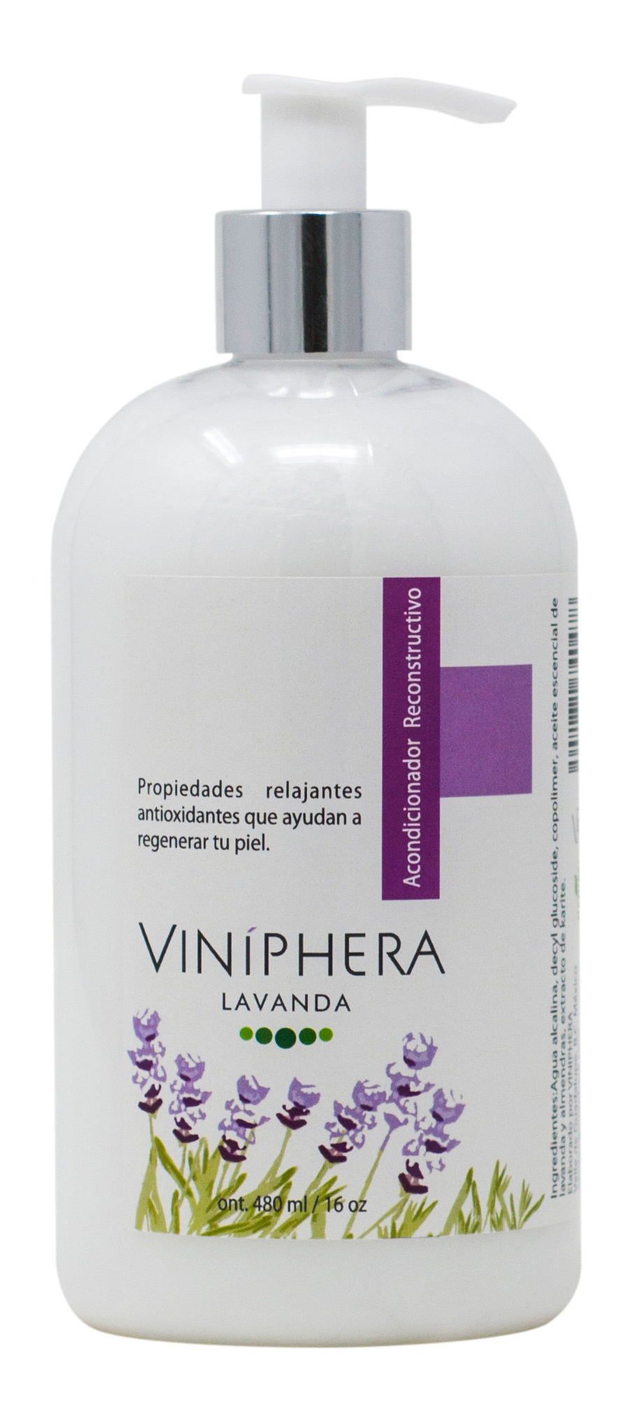 Acondicionador reconstructivo de Lavanda 480ml / 16oz