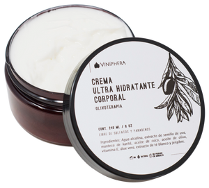 Crema ultra hidratante de Oliva 240 ml/ 8 oz