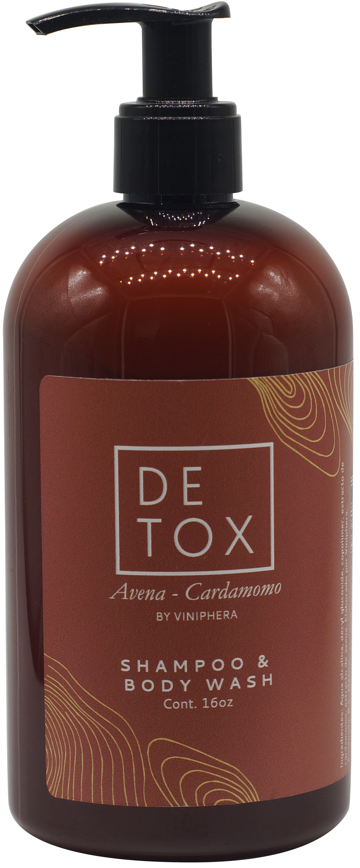 Shampoo Detox de Avena y Cardamomo 480 ml / 16 oz